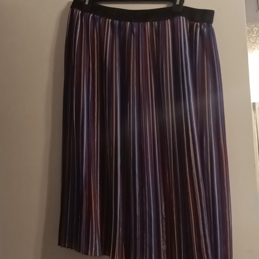 INC Plus size XL striped colored skirt